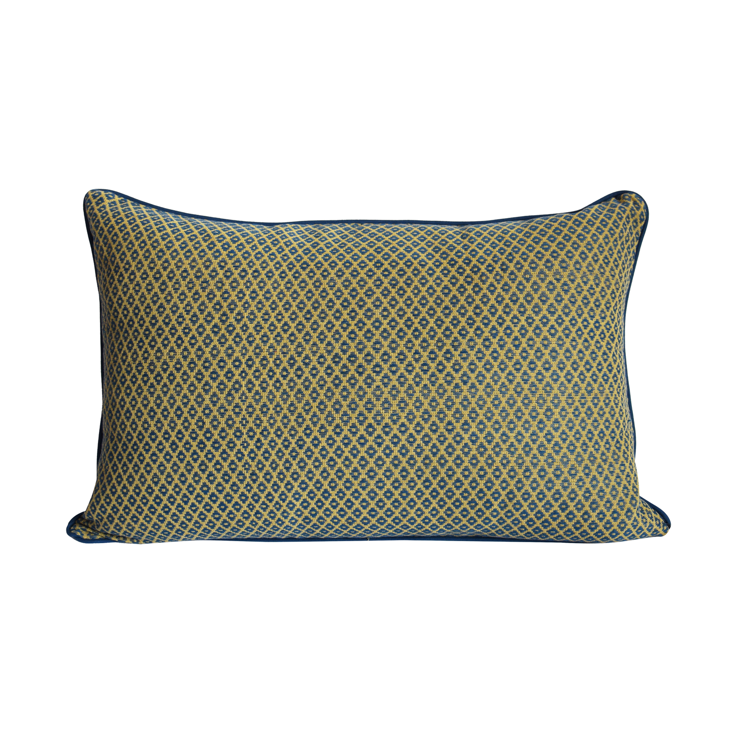 Blue Baduy Rectangular and French Fabrics Cushion