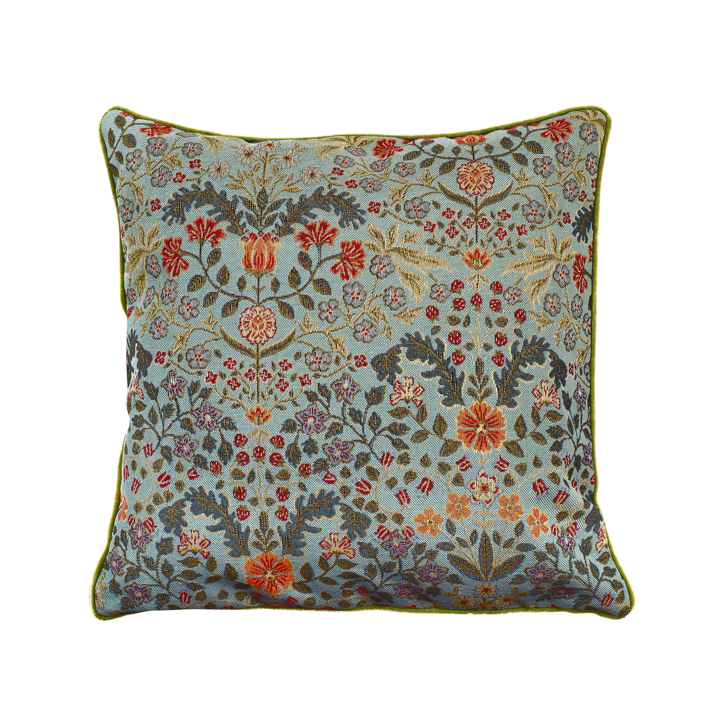 Dainty Blue Spanish Jacquard with Baduy Handwoven Fabric