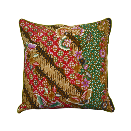 Butterflies Pekalongan Batik with Italian Silk Velvet
