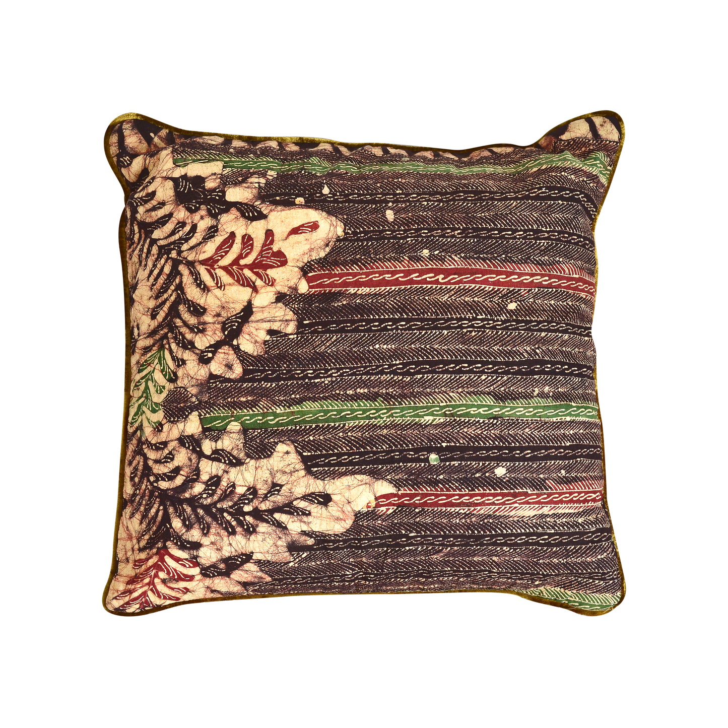 Earthy Banyumas Batik with French Silk Velvet