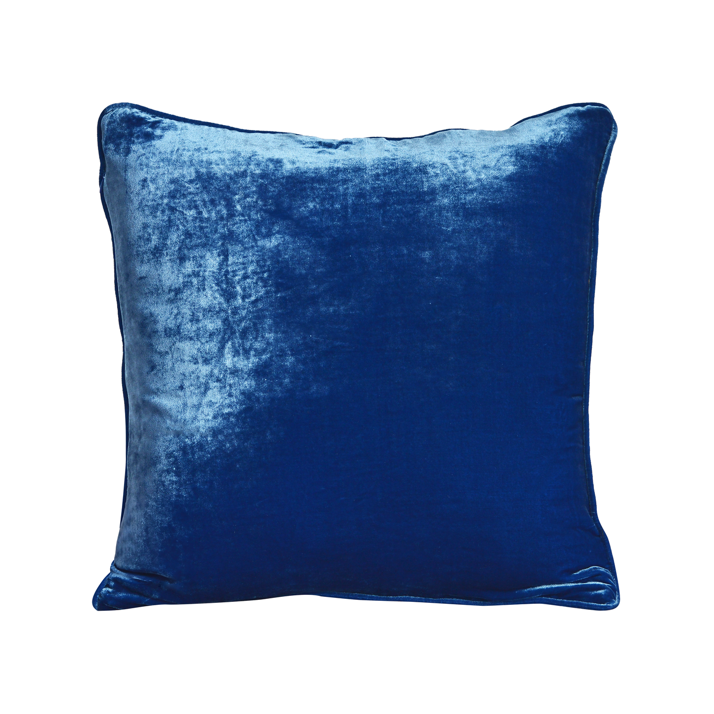 Blue Cirebon Batik with French Silk Velvet