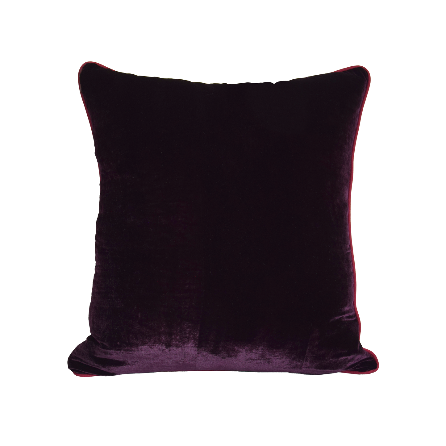Lasem Fuschia Batik and French Velour Cushion